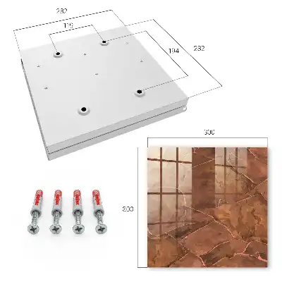 Wall mounted key box Stone texture without dot