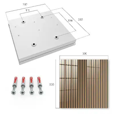 Key box for home Minimalist light stripes in the background
