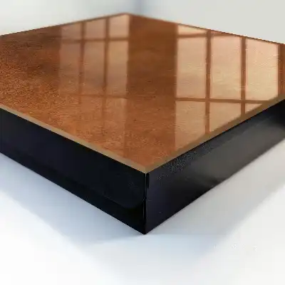 Key cabinet with earthy brown texture