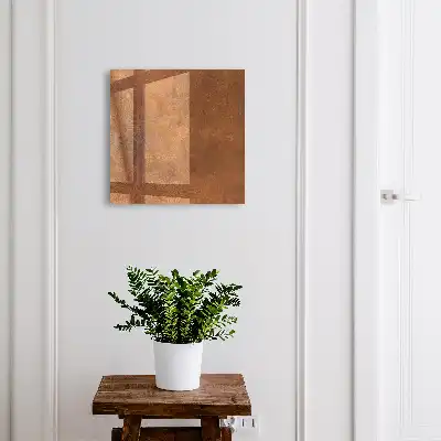 Key cabinet with earthy brown texture
