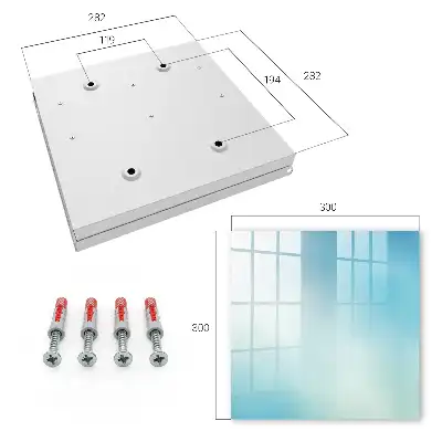 Wall mounted key box Heavenly Dream of Blue and White