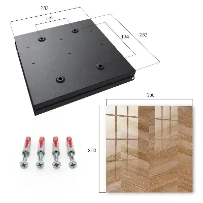 Key box for home Wooden herringbone in browns and beiges
