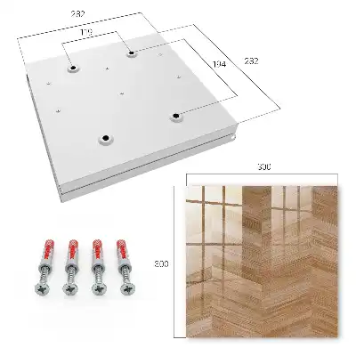Key box for home Wooden herringbone in browns and beiges