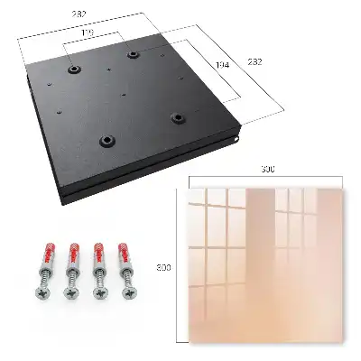 Wall mounted key box Pastel mood relaxes and calms