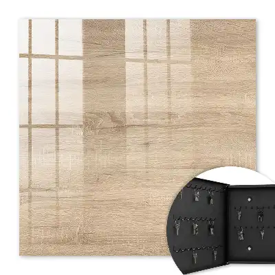 Key box for home Wooden texture warm cozy