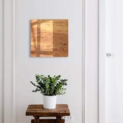 Wall mounted key box Wooden texture with expressive grain