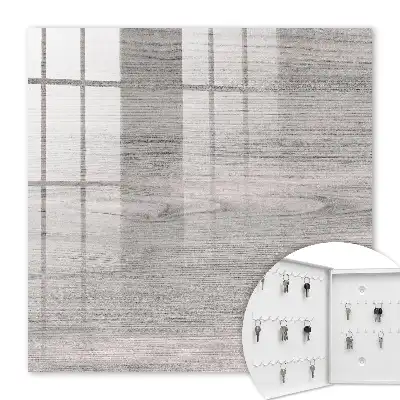 Key box for home Gray wood shade