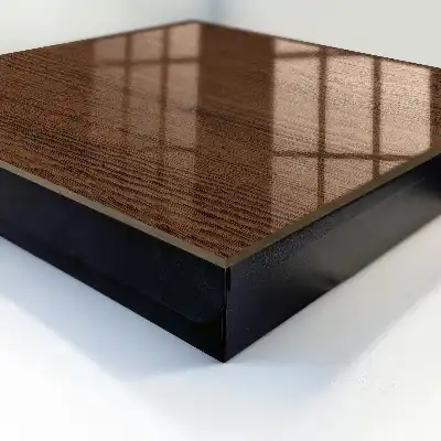 Decorative key box Wooden texture with distinct grain