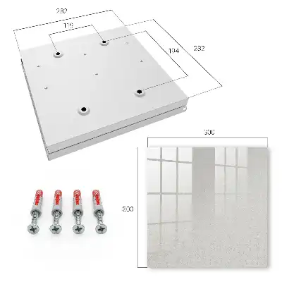 Wall mounted key cabinet Natural elegance minimalist style