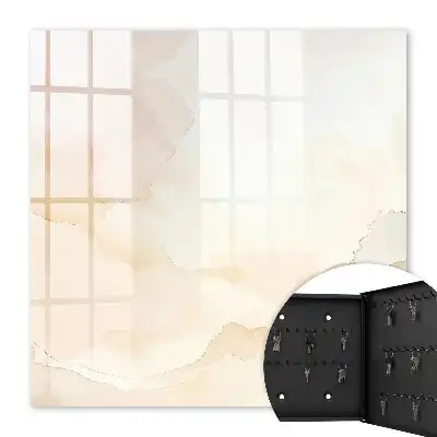 Key cabinet Light landscape with a watercolor effect