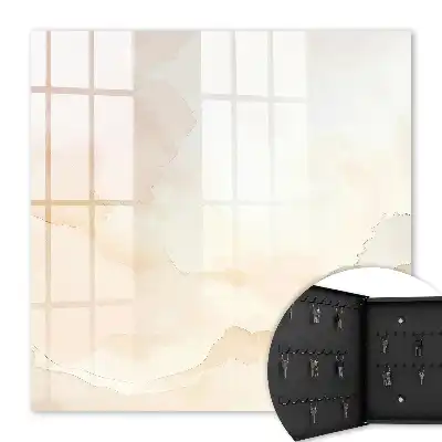 Key cabinet Light landscape with a watercolor effect