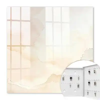 Key cabinet Light landscape with a watercolor effect