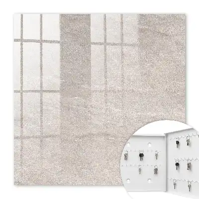 Wall mounted key cabinet Natural texture