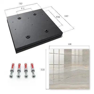 Wall mounted key box Beige waves in shades