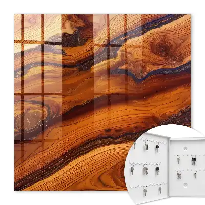 Key box for home The wooden essence delights with its harmony