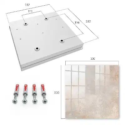 Key cabinet Rustic elegance with delicate abrasions