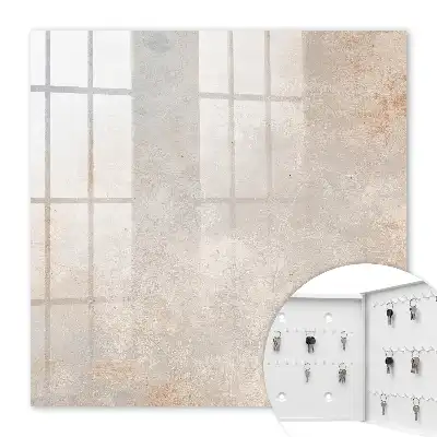 Key cabinet Rustic elegance with delicate abrasions