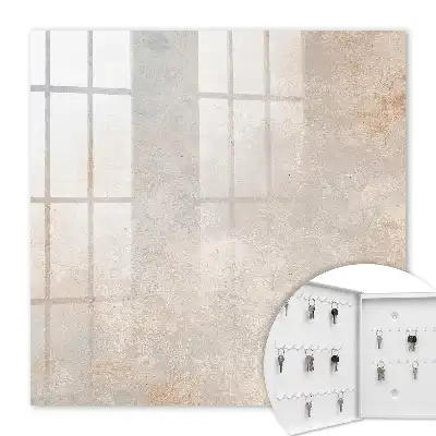 Key cabinet Rustic elegance with delicate abrasions