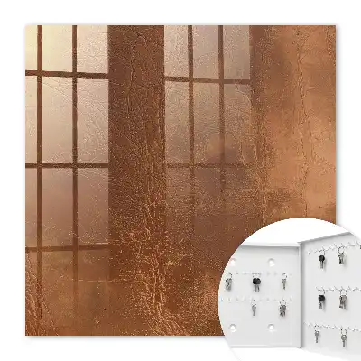Wall mounted key box Skin texture with subtle lines