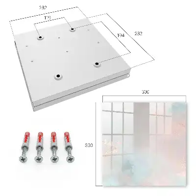 Decorative key box Pastel abstraction lightness harmony