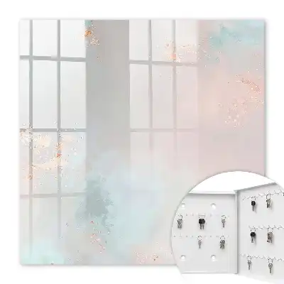 Decorative key box Pastel abstraction lightness harmony