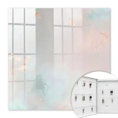 Decorative key box Pastel abstraction lightness harmony