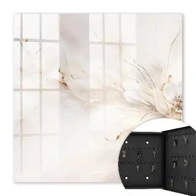 Key cabinet Elegant flower form nature