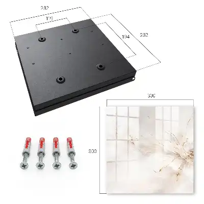 Key cabinet Elegant flower form nature