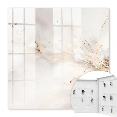 Key cabinet Elegant flower form nature