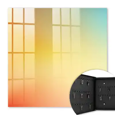 Wall mounted key box Color gradient transition
