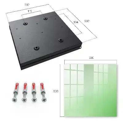 Decorative key box Green harmony calming composition