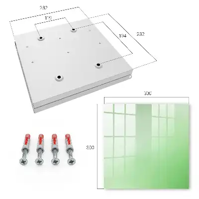 Decorative key box Green harmony calming composition