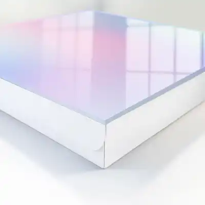 Wall mounted key cabinet Pastel harmony of color transitions