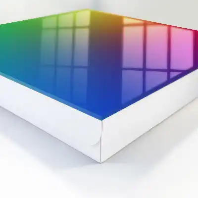 Wall mounted key box A colorful gradient full of energy