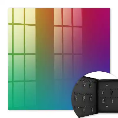 Wall mounted key box A colorful gradient full of energy