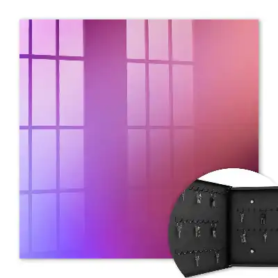 Wall mounted key cabinet Color gradient transition