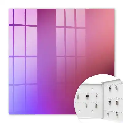 Wall mounted key cabinet Color gradient transition