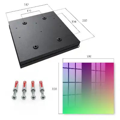 Wall mounted key box Colorful gradient solid -