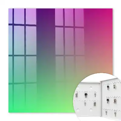 Wall mounted key box Colorful gradient solid -