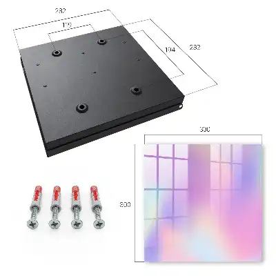 Pastel Wave Wall Mounted Key Cabinet