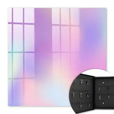 Pastel Wave Wall Mounted Key Cabinet