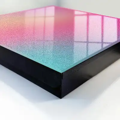Wall mounted key box Pastel gradient with a delicate texture
