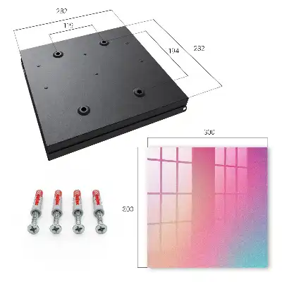 Wall mounted key box Pastel gradient with a delicate texture