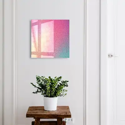 Wall mounted key box Pastel gradient with a delicate texture