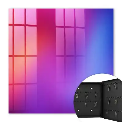 Decorative key box The colorful delight of blue violet