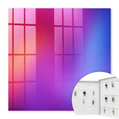 Decorative key box The colorful delight of blue violet