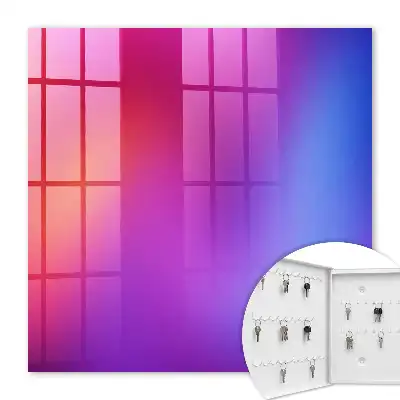 Decorative key box The colorful delight of blue violet