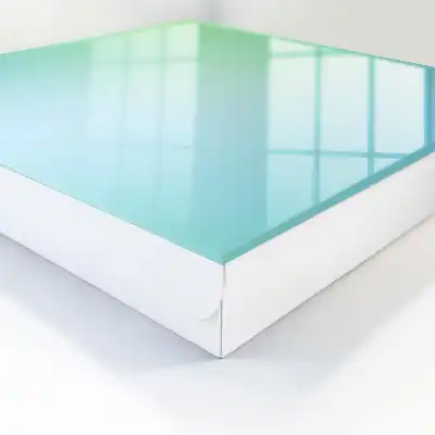 Wall mounted key box Green Blue Color Gradient