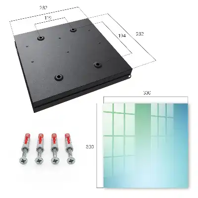 Wall mounted key box Green Blue Color Gradient