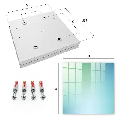 Wall mounted key box Green Blue Color Gradient